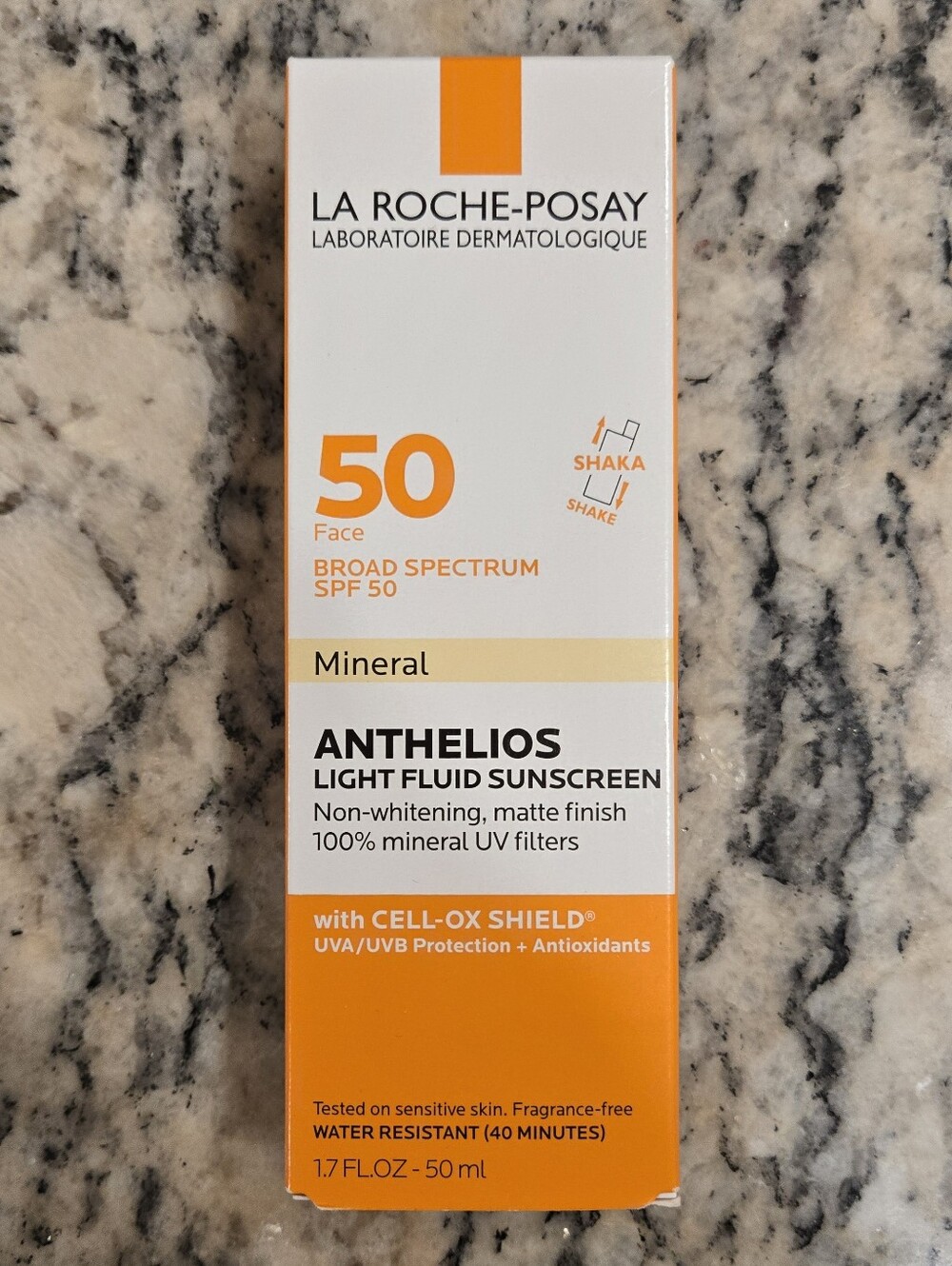La Roche-Posay Anthelios SPF 50 Mineral Light Fluid Face Sunscreen 1.7 oz
